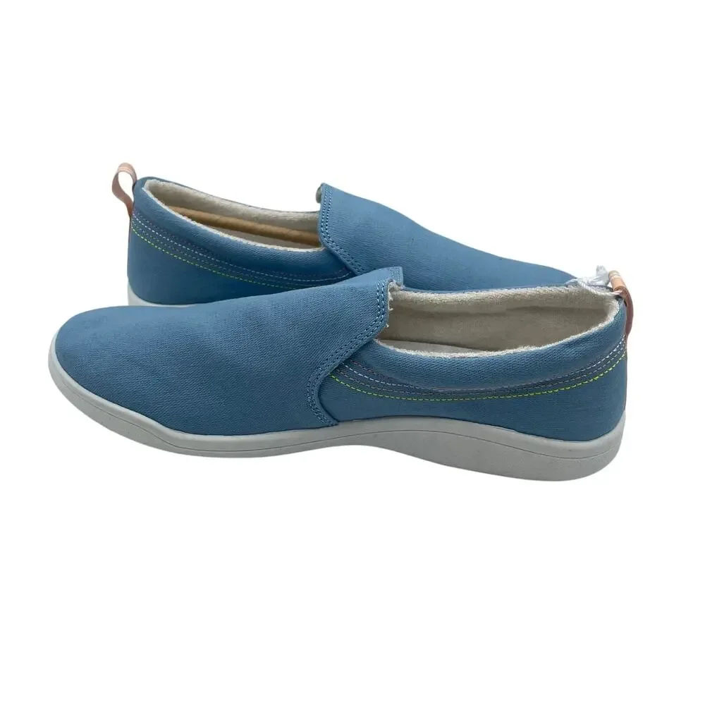 Vionic Beach Marshall Washable Canvas Slip On Shoes Blue Comfort Womens 9 - Picture 6 of 8